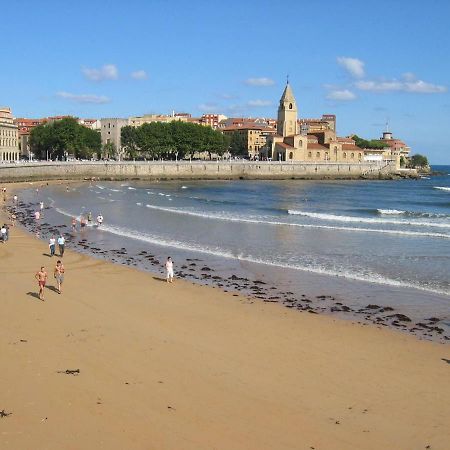 Iradri, Apartamento Playa Gijón Bagian luar foto