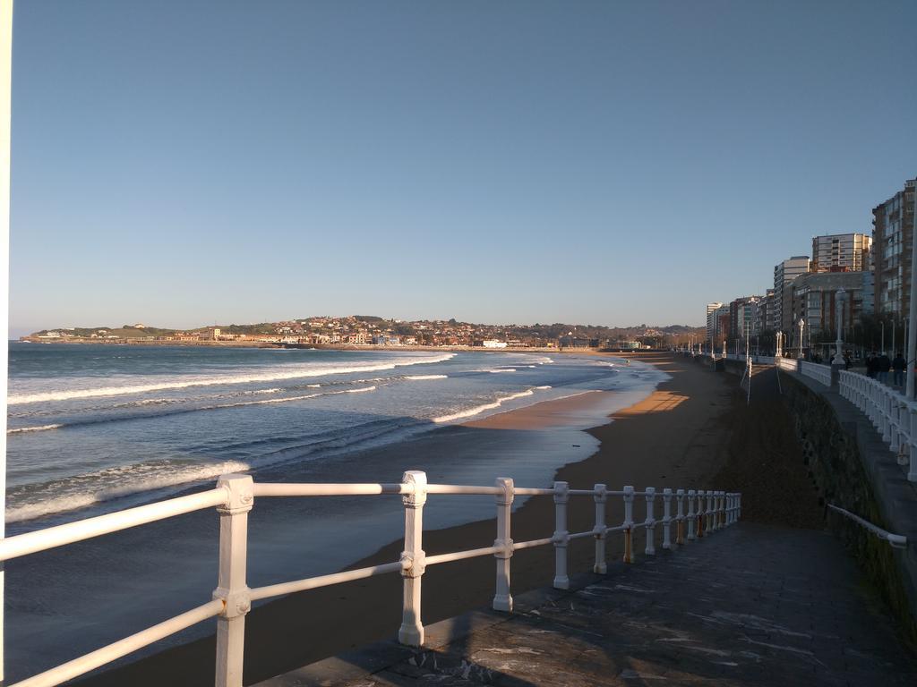 Iradri, Apartamento Playa Gijón Bagian luar foto